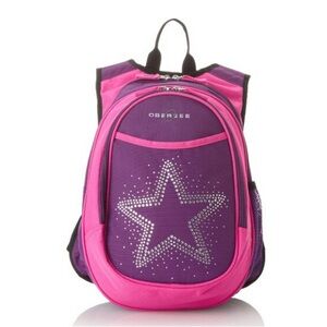 Purple and Pink Star Backpack